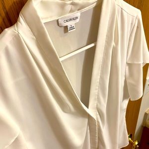 Calvin Klein White Suit Shirt NWOT